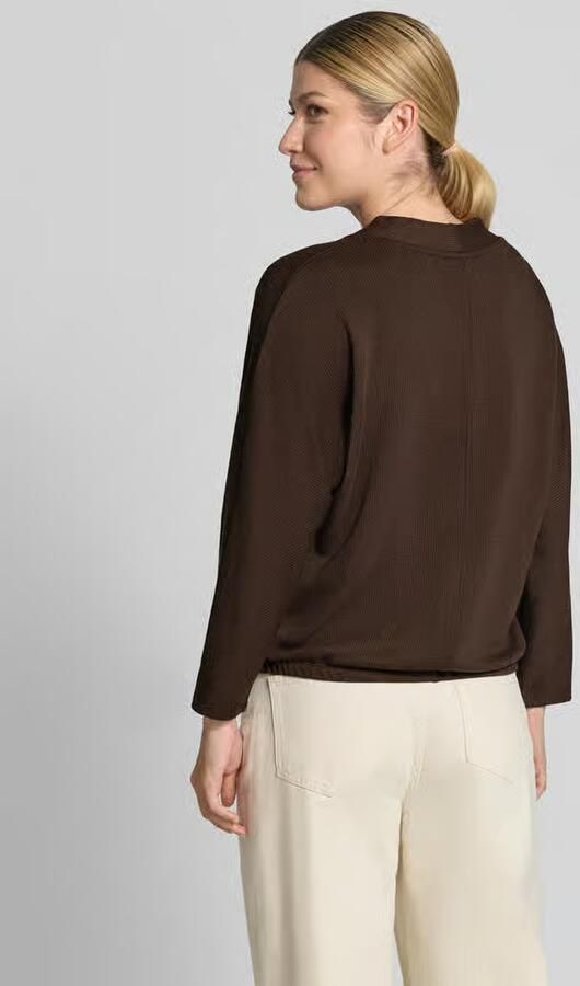 Opus Loose fit 3 4-shirt van viscosemix model 'Sluto' - Foto 3