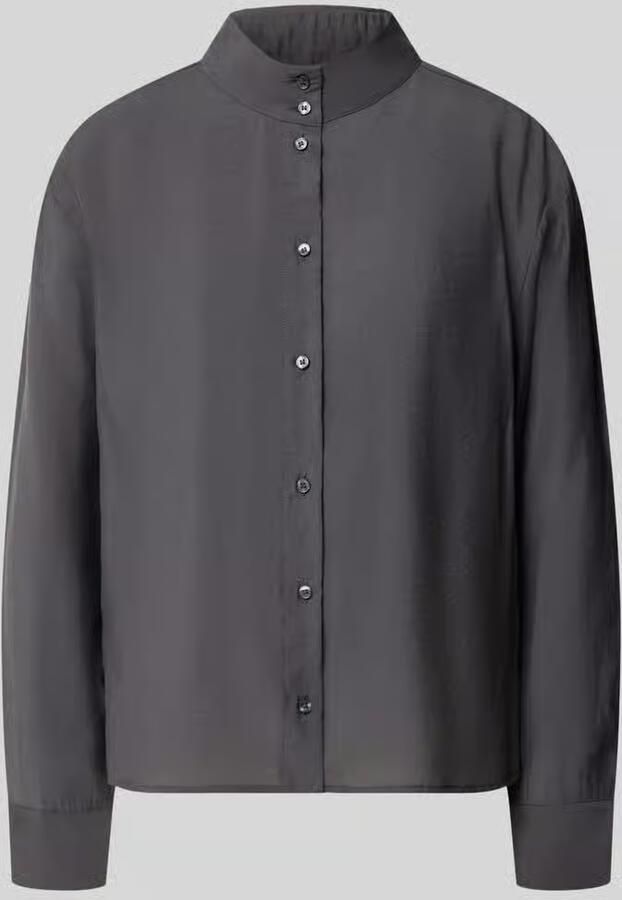 Opus Loose fit blouse met lange mouwen van modalmix model 'Fasofta'