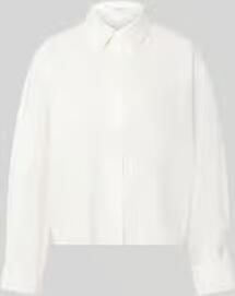 Opus Loose fit blouse met lange mouwen van puur katoen model 'Feddy'