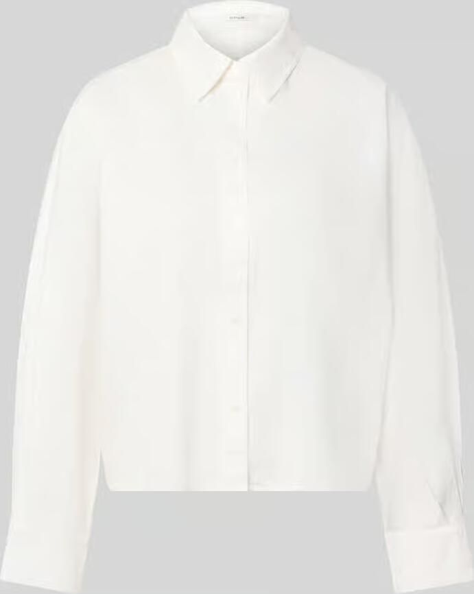 Opus Loose fit blouse met lange mouwen van puur katoen model 'Feddy' - Foto 2