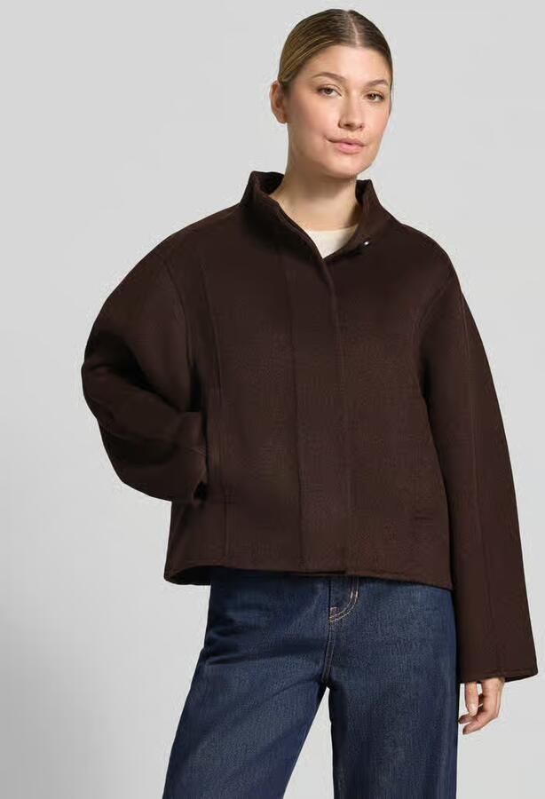 Opus Loose fit blouson van wolmix met viscose model 'Hatura' - Foto 2