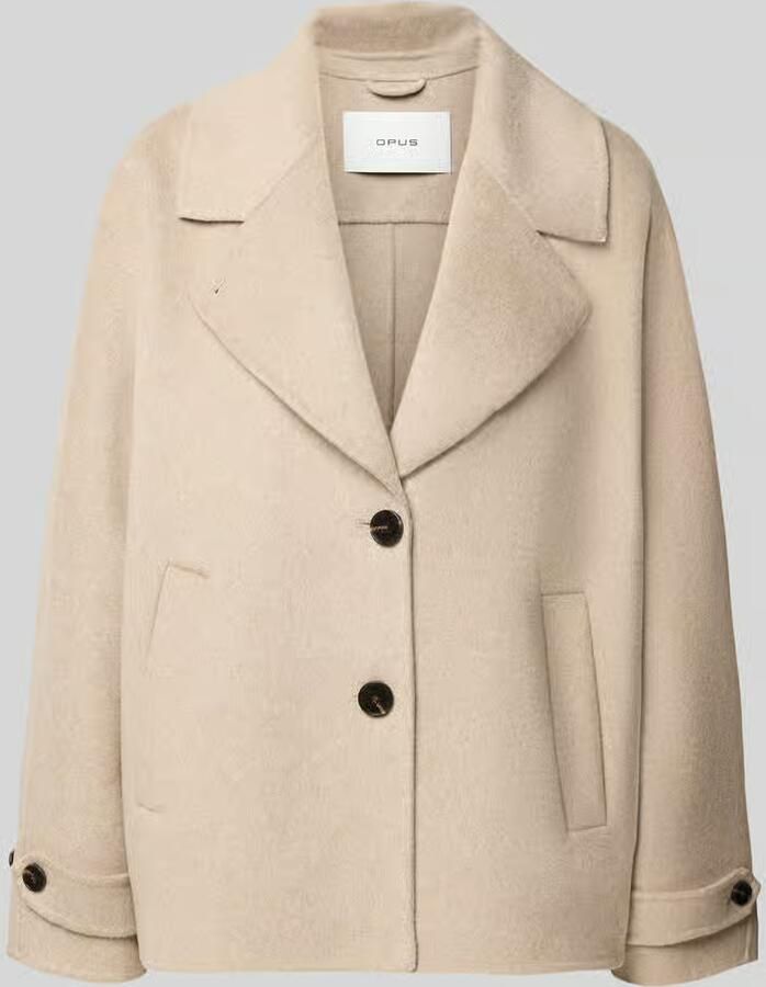 Opus Loose fit blouson van wolmix model 'Helaia'