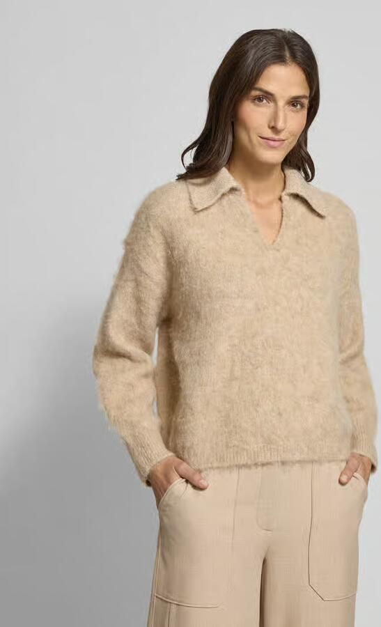Opus Loose fit gebreide pullover met wol model Pelsie - Foto 2