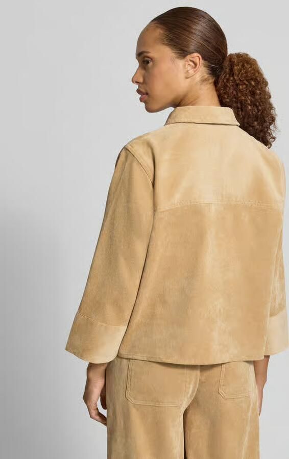 Opus loose fit overhemdblouse met klepzakken model 'Ferrell'