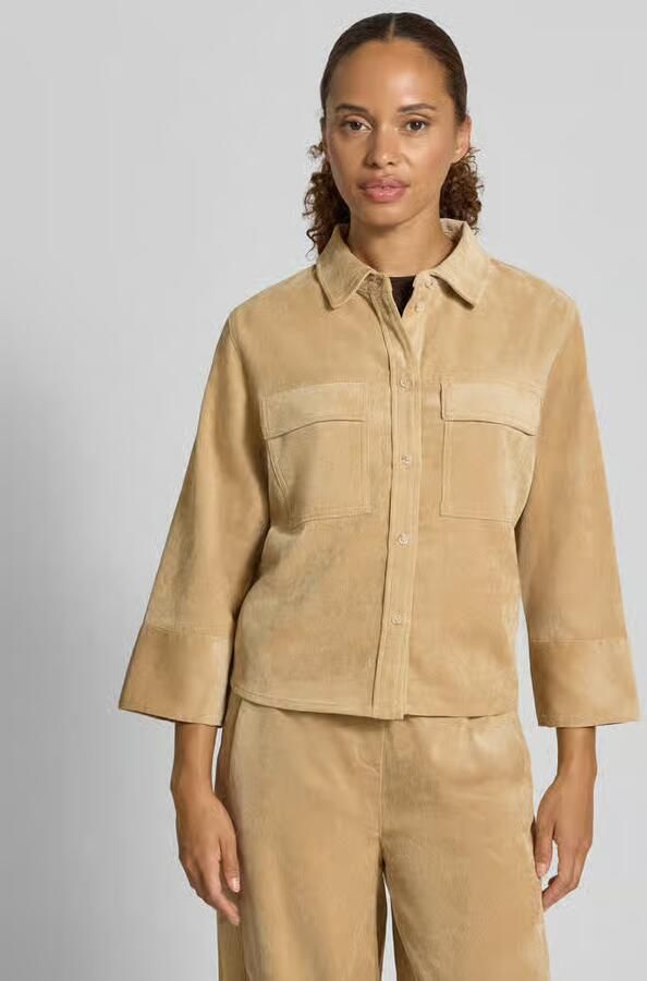 Opus loose fit overhemdblouse met klepzakken model 'Ferrell' - Foto 2