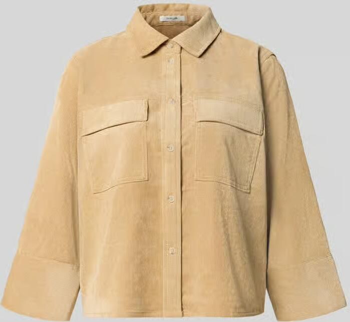 Opus loose fit overhemdblouse met klepzakken model 'Ferrell' - Foto 3