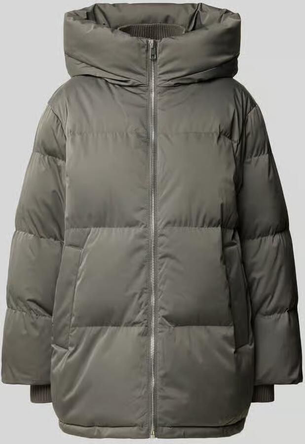 Opus Loose fit pufferjack met capuchon model 'Hilena'