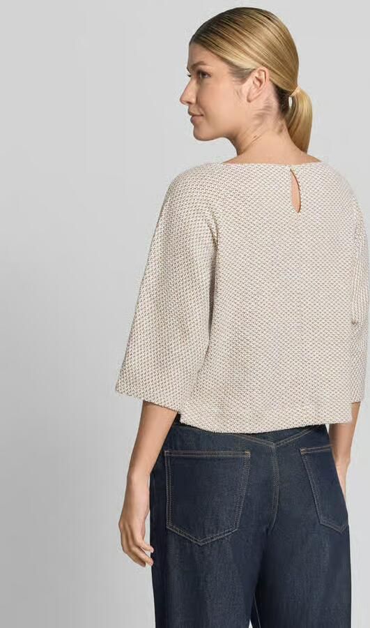 Opus Loose fit pullover met katoengehalte model 'Sassoni' - Foto 3