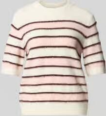 Opus Loose fit pullover met wol model 'Pimota Stripe'