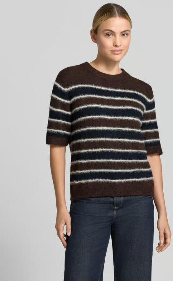 Opus Loose fit pullover met wol model 'Pimota Stripe' - Foto 3
