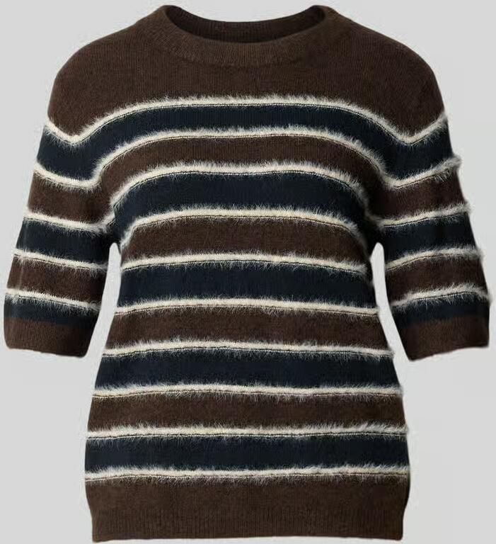 Opus Loose fit pullover met wol model 'Pimota Stripe' - Foto 2