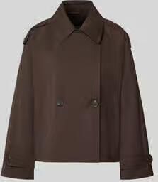 Opus Loose fit trenchcoat van lyocellmix model 'Haweni'
