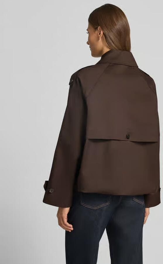 Opus Loose fit trenchcoat van lyocellmix model 'Haweni' - Foto 3