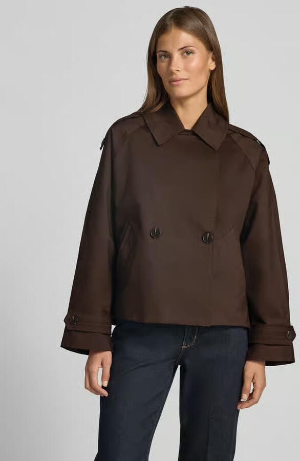 Opus Loose fit trenchcoat van lyocellmix model 'Haweni' - Foto 2