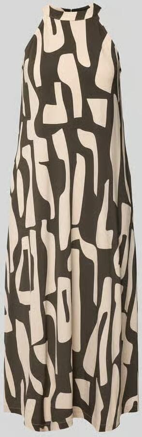 Opus midi-jurk in all-over look model 'Wina dune' - Foto 2