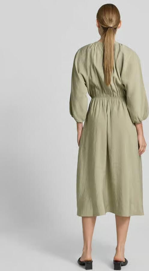 Opus Midi-jurk met steekzakken model 'Worty' - Foto 3