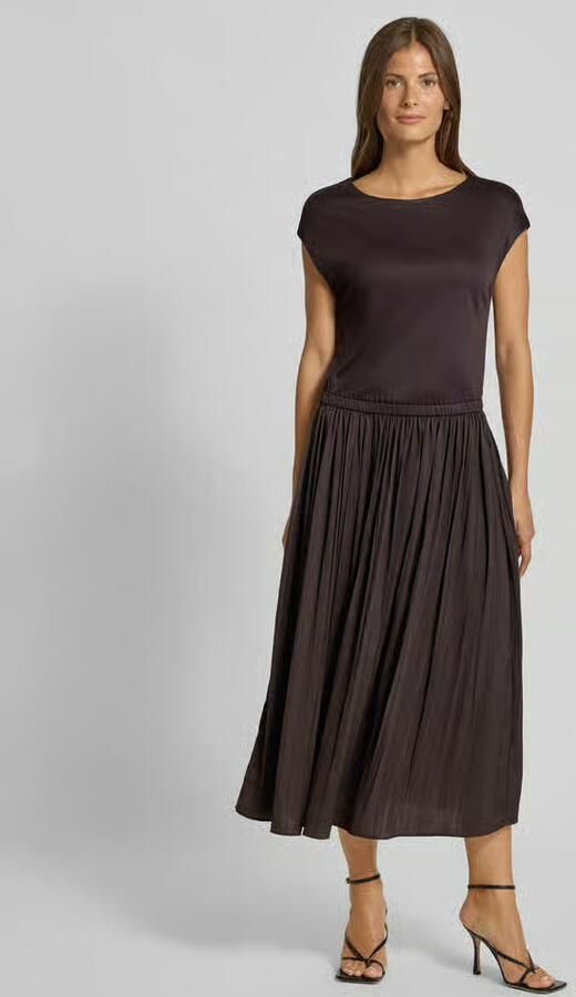 Opus Midi-jurk van viscose in een 2-in-1-look model 'Wabella' - Foto 2