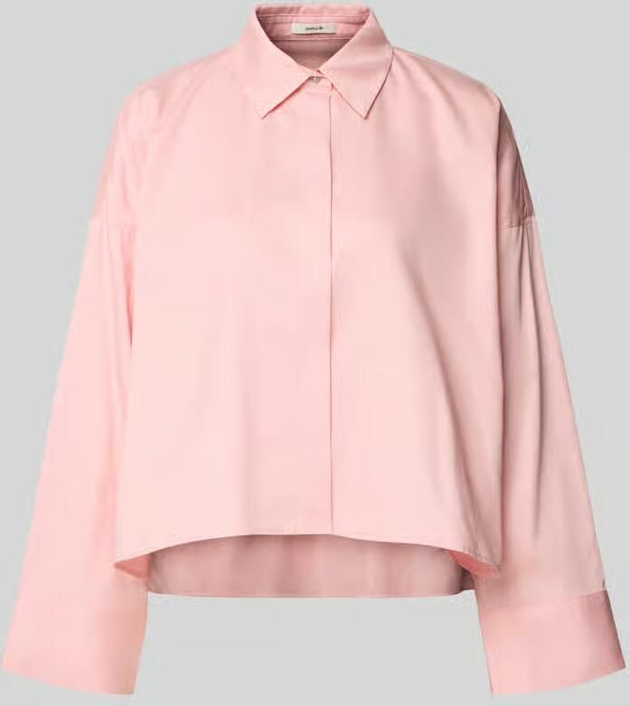 Opus Overhemdblouse met blinde knoopsluiting model 'Fundra'