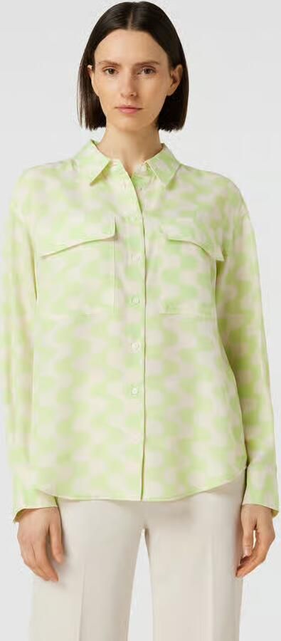 Opus Overhemdblouse met grafisch motief model 'Fridami' - Foto 2