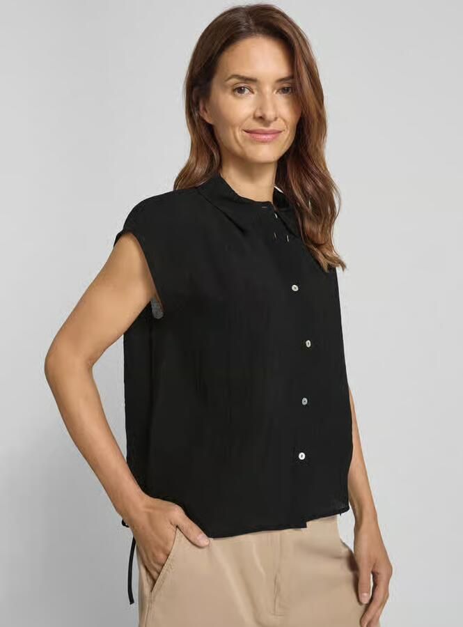 Opus Overhemdblouse met vetersluiting opzij model 'Fadri' - Foto 2