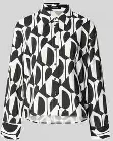 Opus Overhemdblouse van Viscosemix met Overhemdkraag Model 'Fetro'