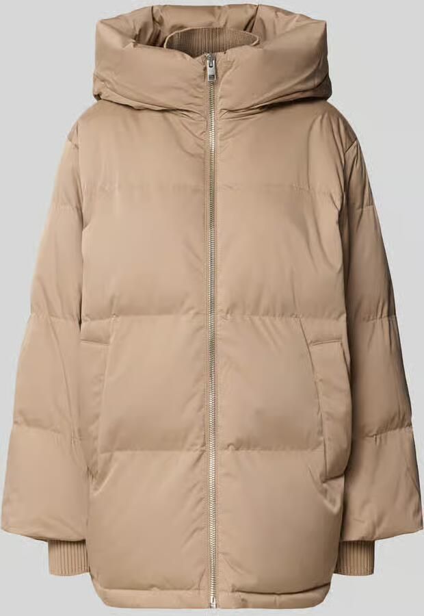 Opus Pufferjas met capuchon model 'Hilena'