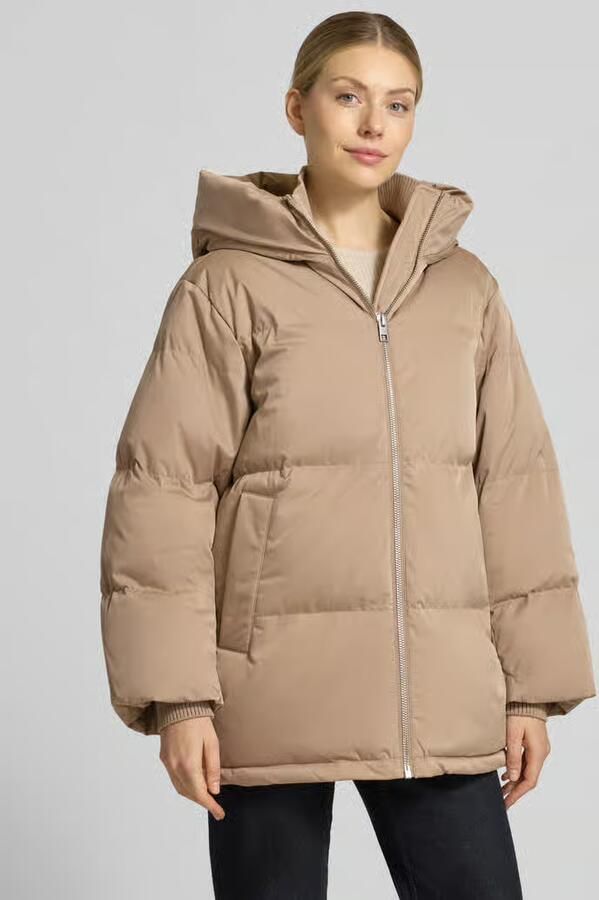 Opus Loose fit pufferjack met capuchon model 'Hilena' - Foto 3