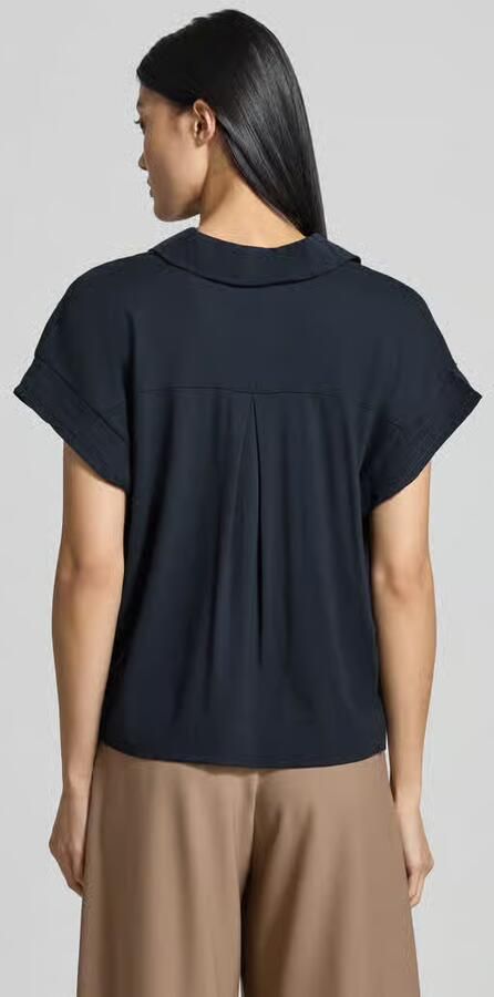 Opus Regular fit blouse met korte mouwen van modalmix model 'Sinula'
