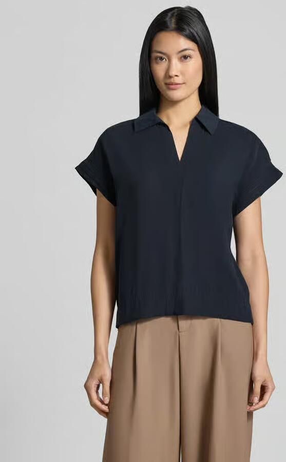 Opus Regular fit blouse met korte mouwen van modalmix model 'Sinula' - Foto 4