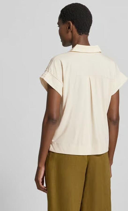 Opus Regular fit blouse met korte mouwen van modalmix model 'Sinula' - Foto 3
