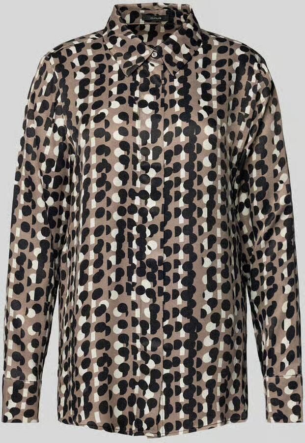 Opus Regular fit blouse met platte kraag model 'Fosmo' - Foto 2