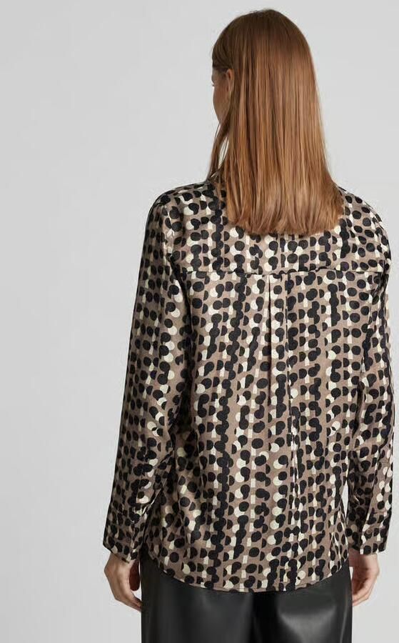 Opus Regular fit blouse met platte kraag model 'Fosmo'