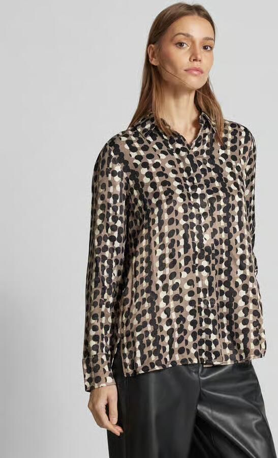 Opus Regular fit blouse met platte kraag model 'Fosmo' - Foto 4