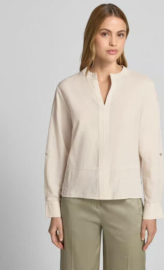 Opus regular fit blouse met V-hals model 'Feleen' - Foto 2