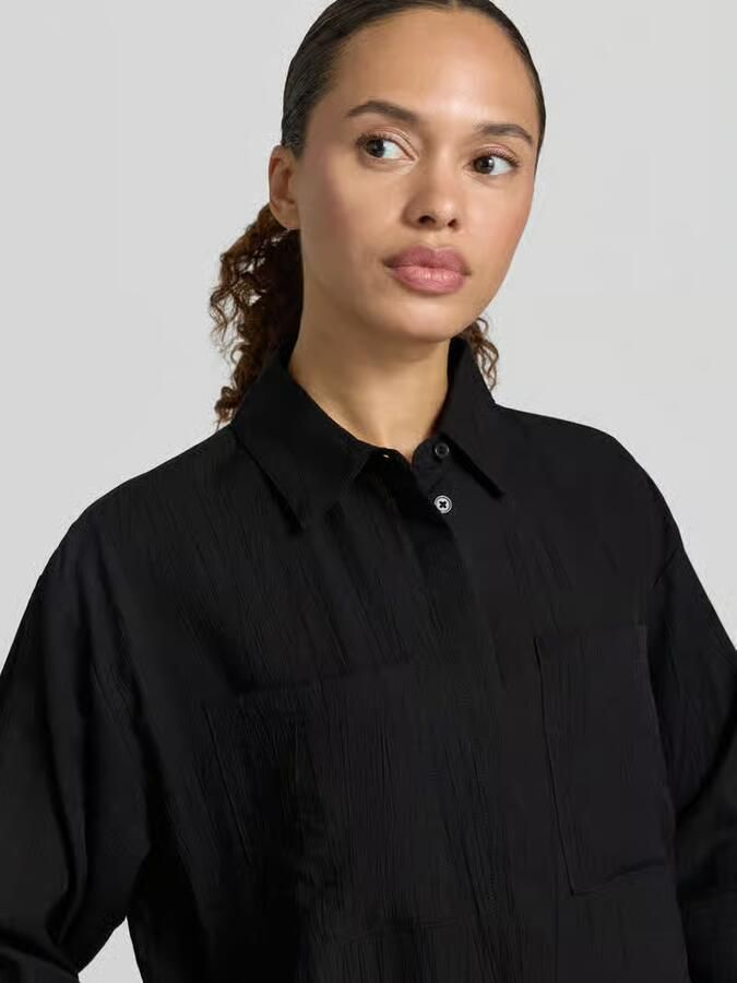 Opus regular fit blouse van mix van viscose met 3 4-mouw model 'Forna'