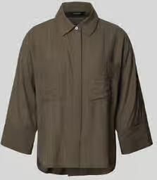 Opus regular fit blouse van mix van viscose met 3 4-mouw model 'Forna'