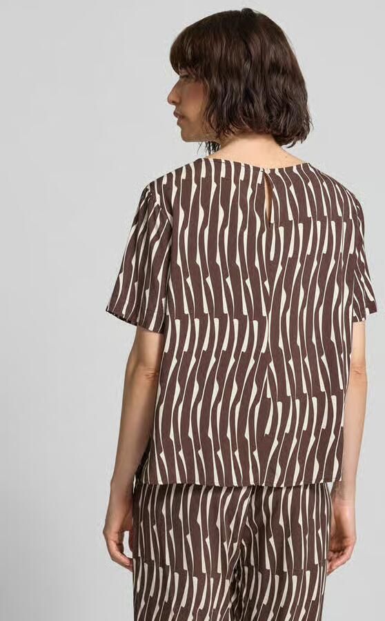 Opus regular fit blouse van viscose model 'Ferona bamboo'