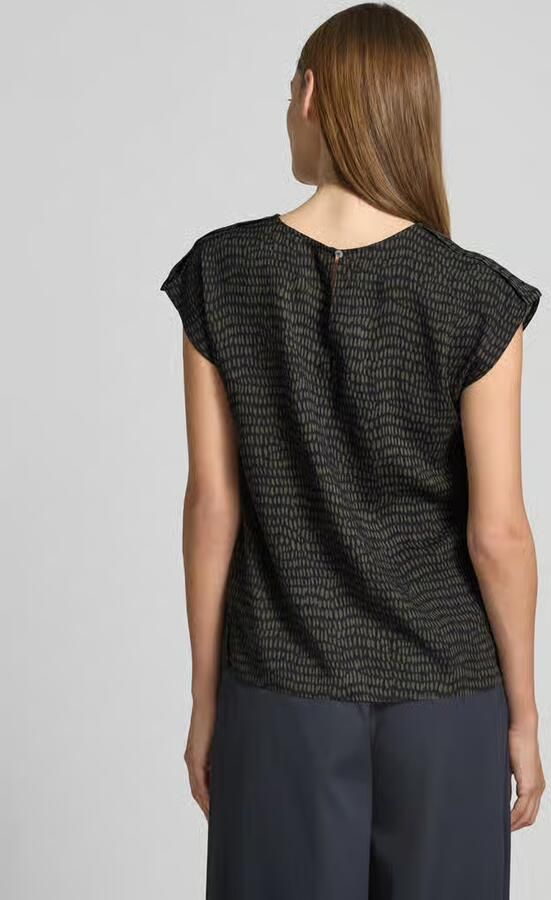 Opus Regular fit blousetop van pure viscose model 'Ferena splash'