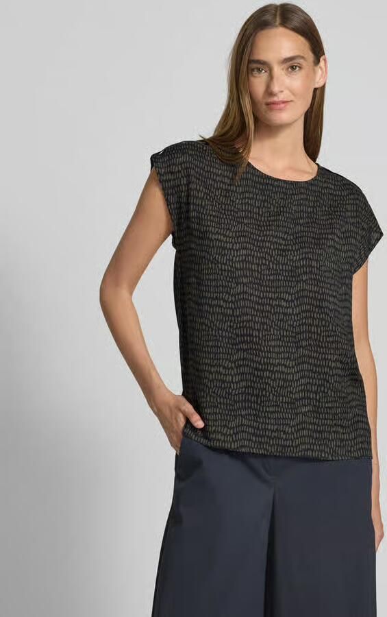 Opus Regular fit blousetop van pure viscose model 'Ferena splash' - Foto 2