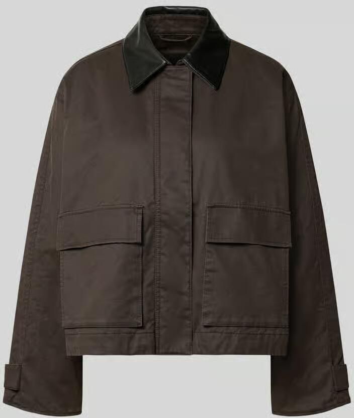 Opus Regular fit blouson van katoenmix model 'Hamina'