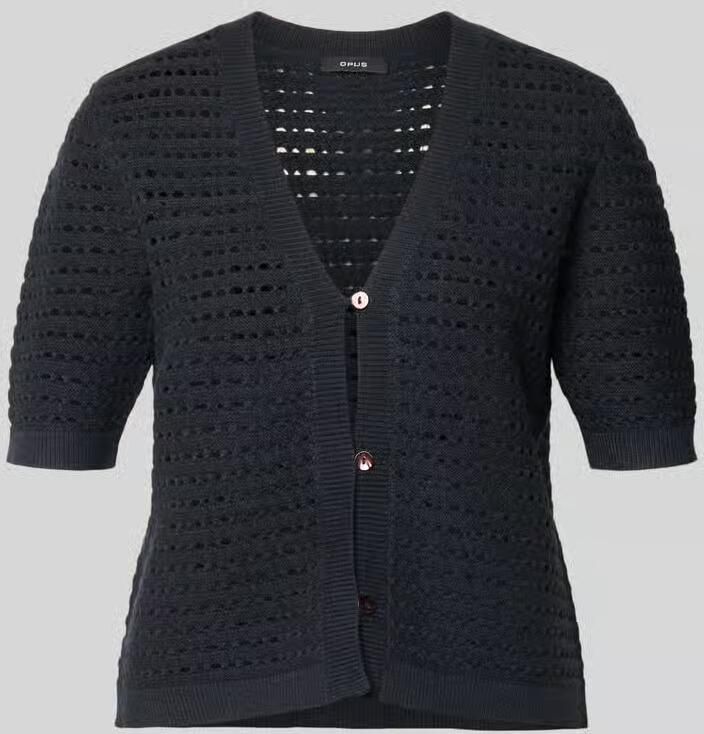 Opus regular fit cardigan van viscosemix model 'Dostal' - Foto 2
