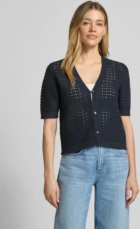 Opus regular fit cardigan van viscosemix model 'Dostal' - Foto 2