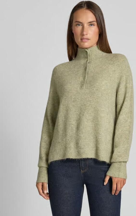 Opus Regular fit gebreide pullover met mix van wol en mohair model 'Plutton' - Foto 2
