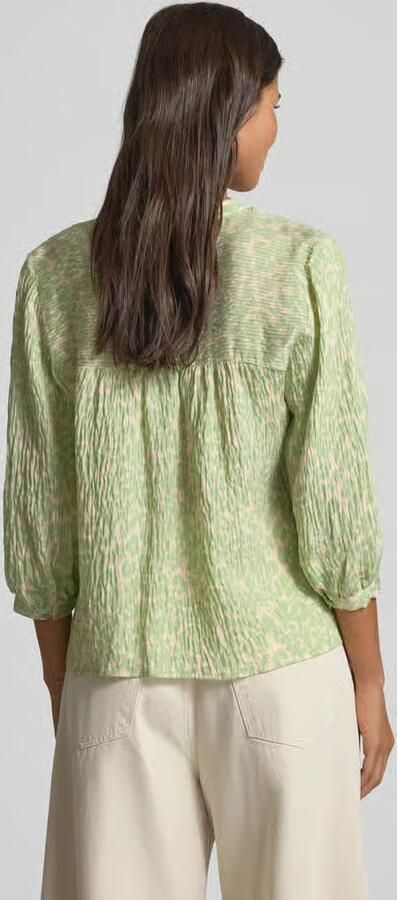 Opus Regular fit overhemdblouse in kreuklook model 'Famelia'