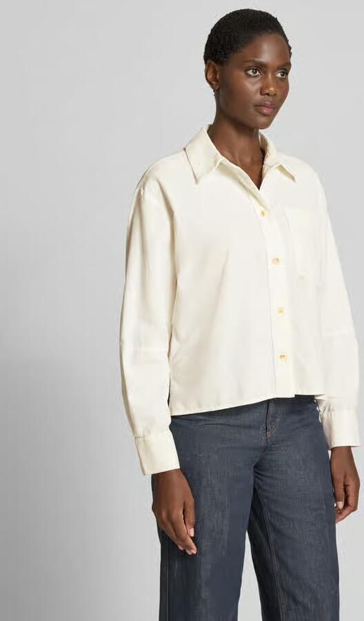 Opus Regular fit overhemdblouse met borstzak model 'Frone' - Foto 2