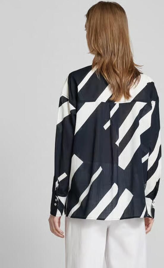 Opus Gestreepte blouse met lange mouwen Multicolor Dames - Foto 2