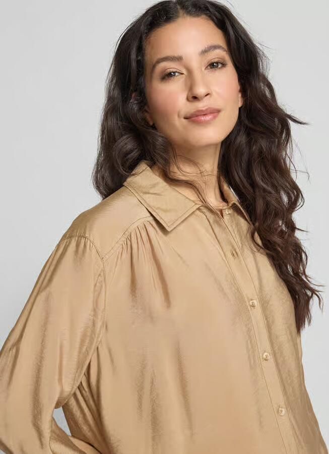Opus Regular fit overhemdblouse met doorknoopsluiting model 'Famiga' - Foto 2