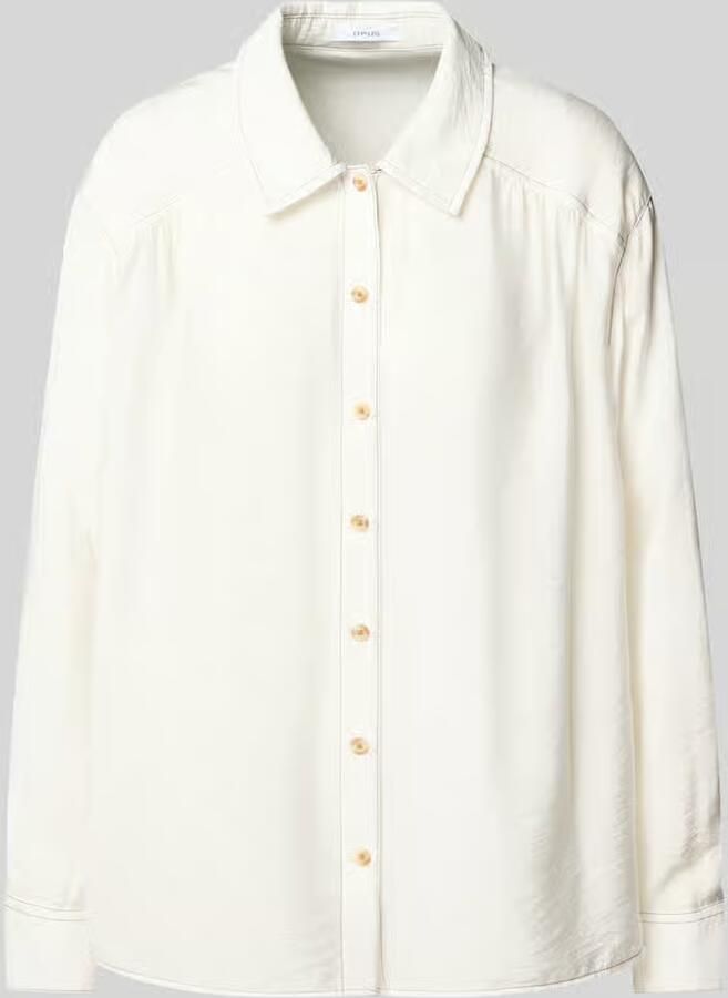 Opus Regular fit overhemdblouse met doorknoopsluiting model 'Famiga' - Foto 2