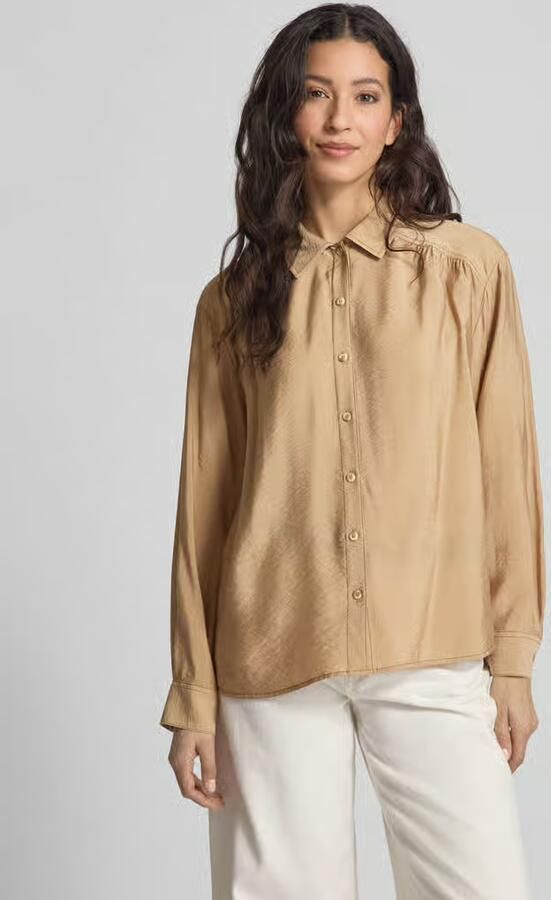 Opus Regular fit overhemdblouse met doorknoopsluiting model 'Famiga' - Foto 3