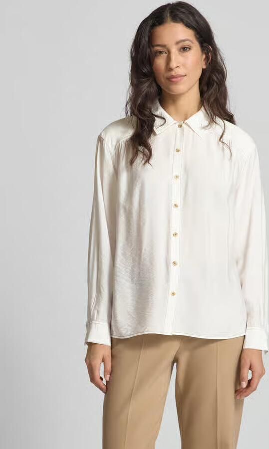 Opus Regular fit overhemdblouse met doorknoopsluiting model 'Famiga' - Foto 4